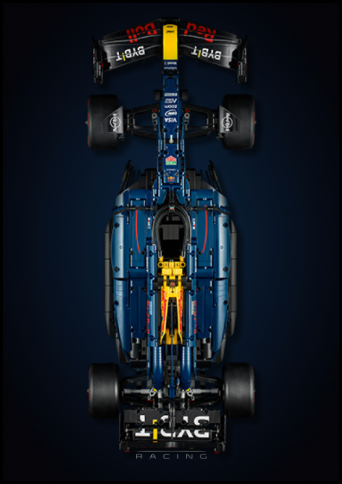 Fali kijelző a LEGO® Technic Oracle Red Bull Racing RB20 F1 számára "Standard Edition"