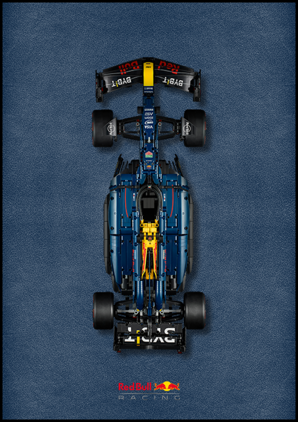 Fali kijelző a LEGO® Technic Oracle Red Bull Racing RB20 F1 számára "Top Speed Edition"