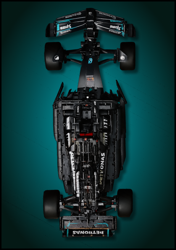 Fali kijelző a LEGO® Technic Mercedes-AMG F1 W14 E Performance számára "Standard Edition"