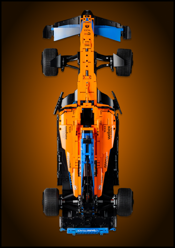 Fali kijelző a LEGO® Technic McLaren F1 autó számára "Standard Edition"