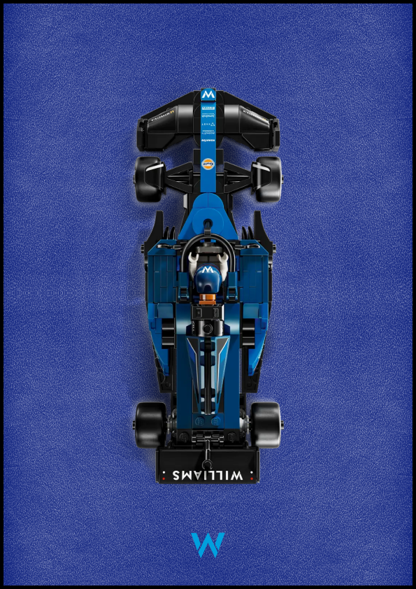 Speed Chamipion Williams Racing FW46 F1 Classic Leather Edition fali képkeret